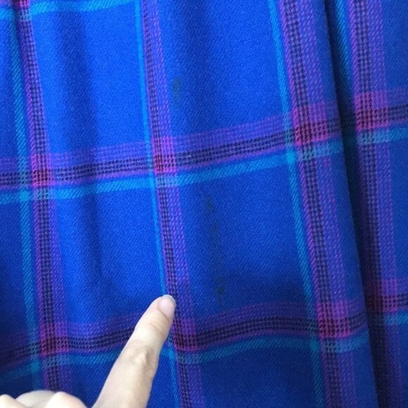 Vintage Pendleton miss pleated 100% pure wool skirt made in USA size 14 - Picture 7 of 13